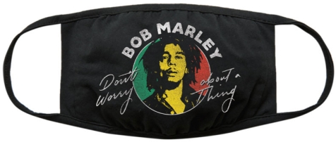 Bob Marley Don't Worry Face Covering