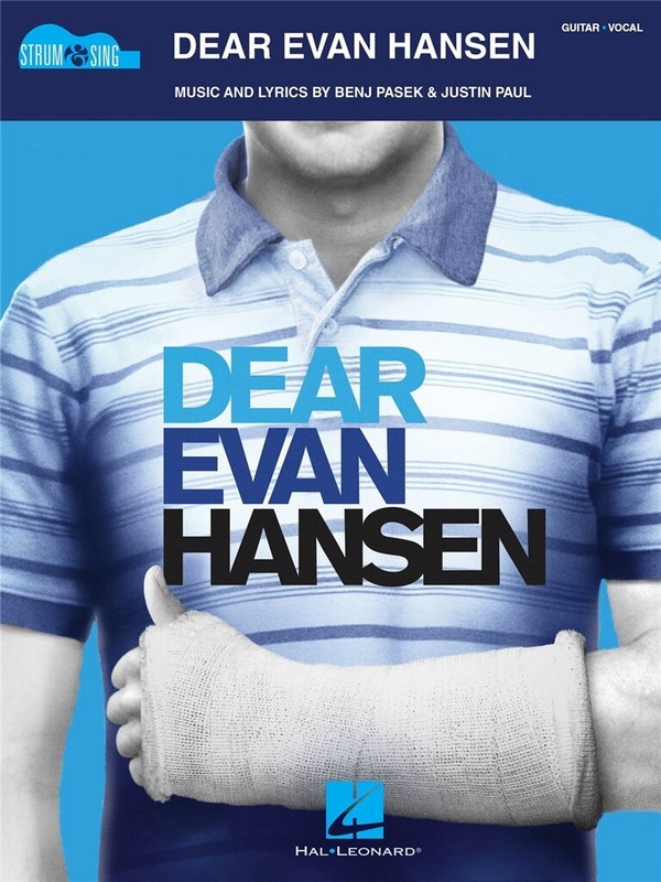 Dear Evan Hansen  for vocal/guitar  