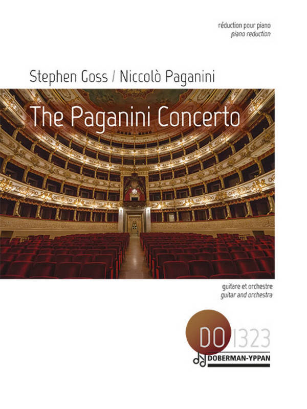 The Paganini Concerto&nbsp;&nbsp;for guitar and orchestra&nbsp;&nbsp;piano reduction