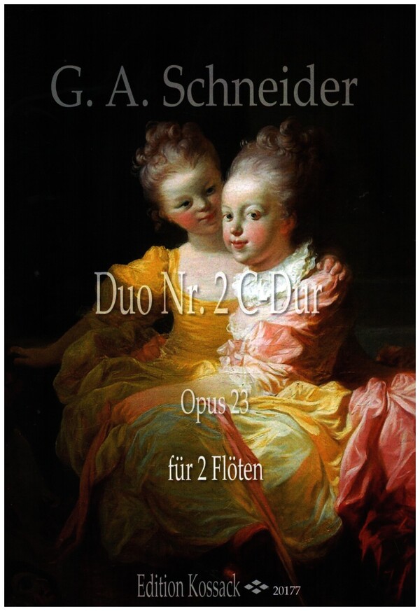 Duo C-Dur Nr.2 op.23  für 2 Flöten  Partitur und Stimmen