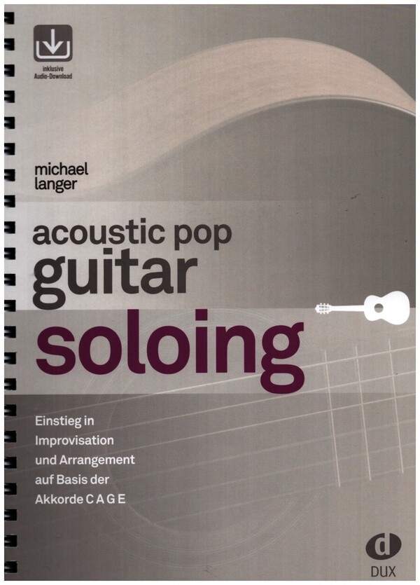 Acoustic Pop Guitar Soloing (+Online Audio)  für Gitarre  