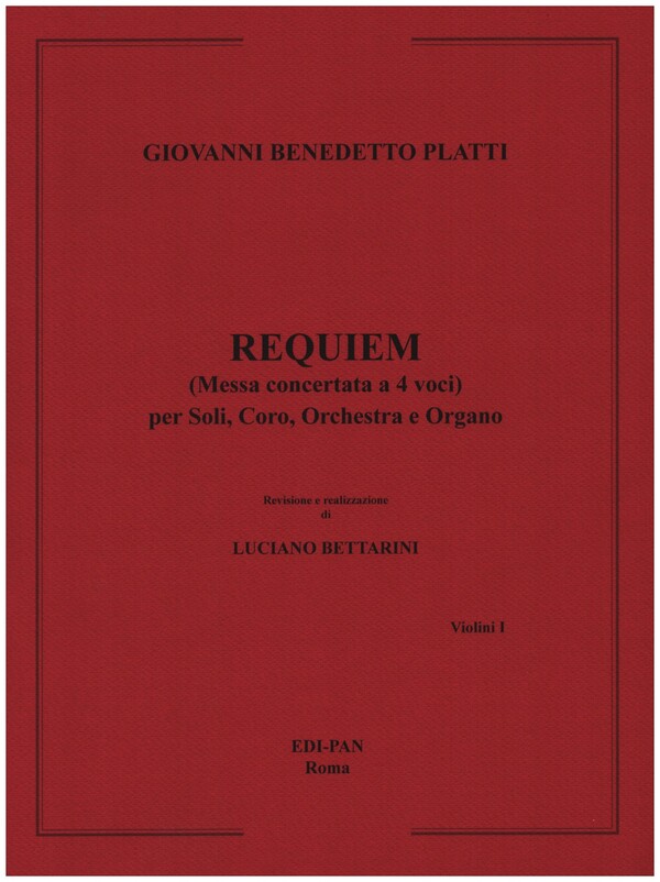 Requiem  per soli, coro misto, orchestra e organo  6 parti