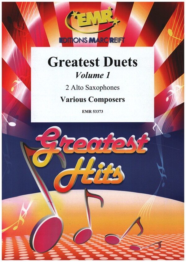 Greatest Duets vol.1&nbsp;&nbsp;für 2 Altsaxophone&nbsp;&nbsp;Spielpartitur