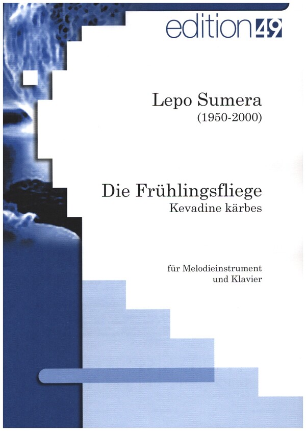 Die Frühlingsfliege - Spring Fly - Kevadine Kärbes  für Melodieinstrument in C und Bb und Klavier  Partitur und Stimmen