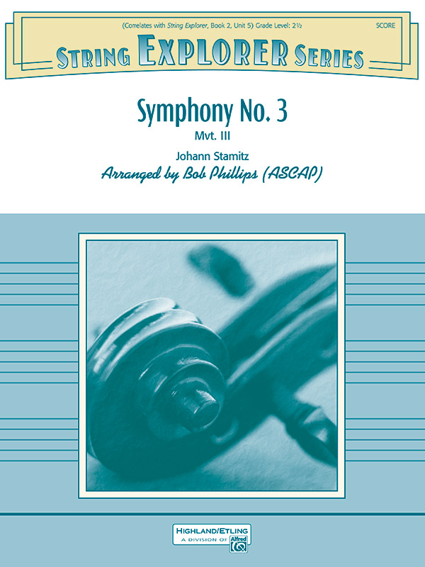 Symphony Nr.3&nbsp;&nbsp;für Streichorchester&nbsp;&nbsp;Partitur und Stimmen