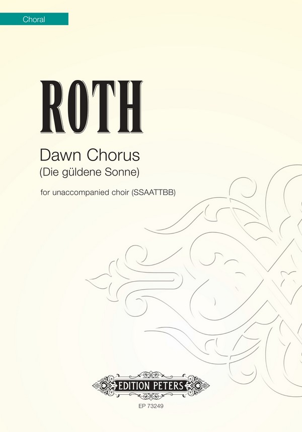 Dawn Chorus&nbsp;&nbsp;for unaccompanied choir (SSAATTBB)&nbsp;&nbsp;score (dt/en)