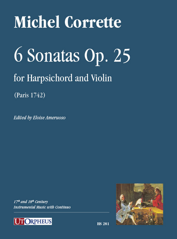 6 Sonatas op.25  for harpsichord and violin  