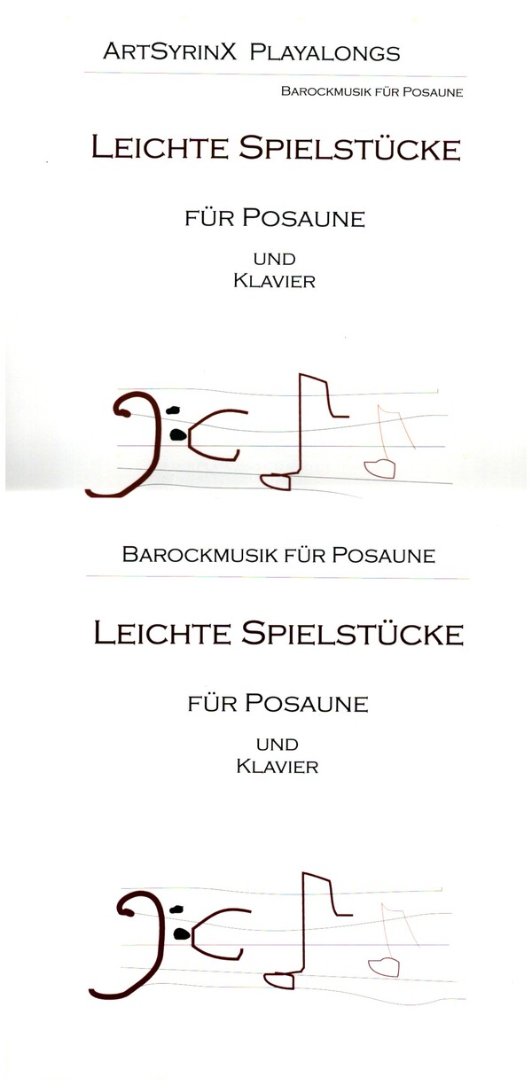 Leichte Spielstücke (+CD)&nbsp;&nbsp;für Posaune und Klavier&nbsp;&nbsp;Posaunenstimme mit Playalong CD und Klavierpartitur