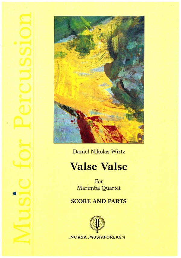 Valse valse  for marimba quartet  score and parts