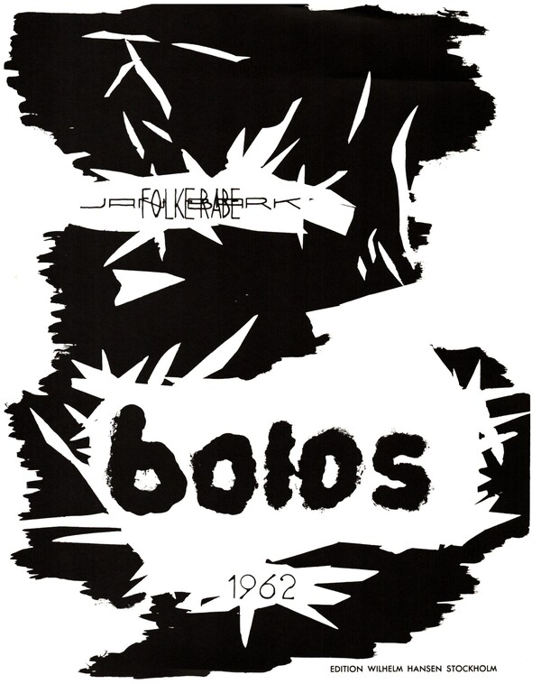 Bolos  für 4 Posaunen  Spielpartitur (en/dt)