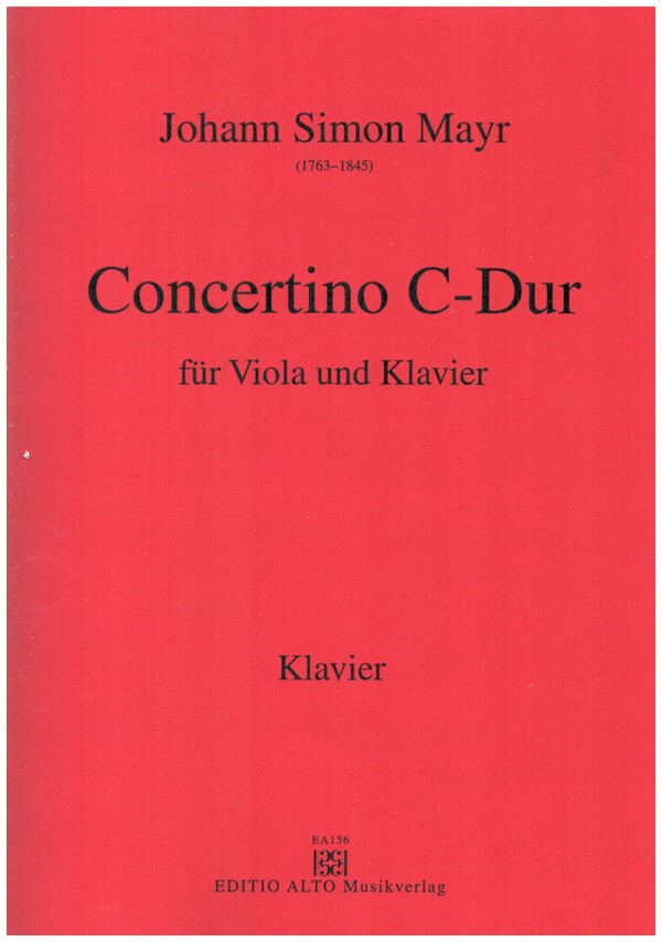Concertino C-Dur  für Viola und Klavier  