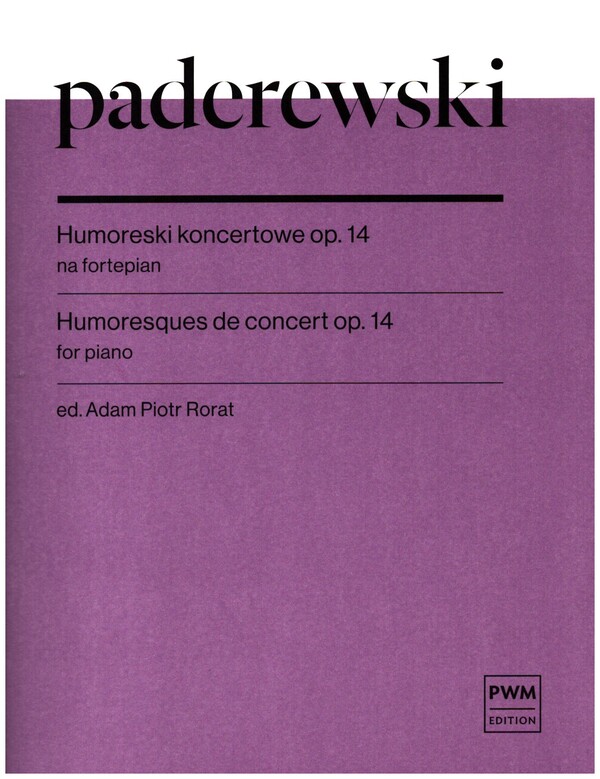 Humoresques de concert op.14  for piano  