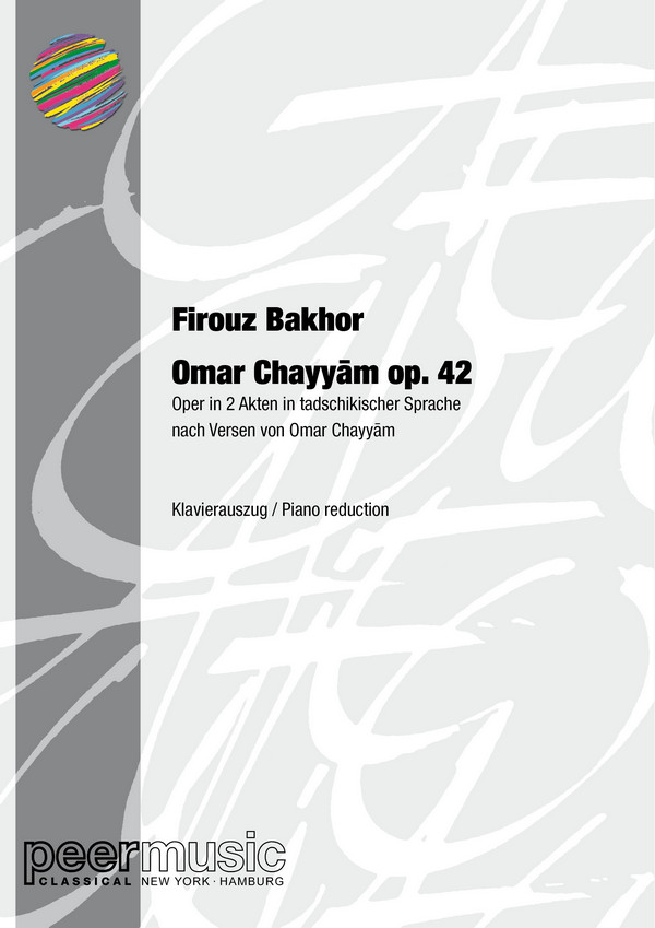 Omar Khayyam op.42  Oper in 2 Akten  Klavierauszug (tadschikisch)