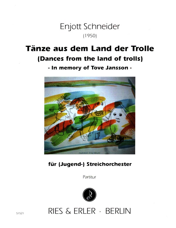 Tänze aus dem Land der Trolle  für (Jugend-) Streichorchester  Partitur