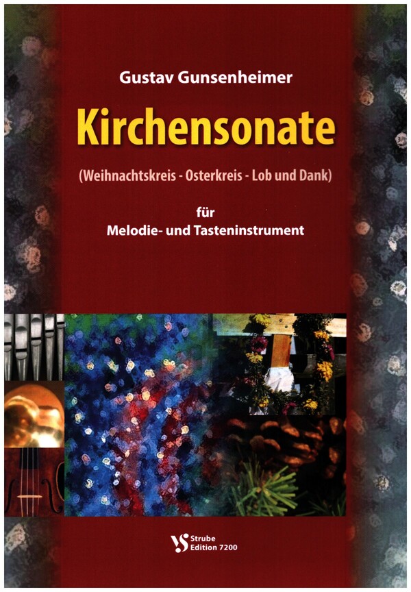 Kirchensonate (Weihnachtskreis - Osterkreis - Lob und Dank)  für Melodie- und Tasteninstrument  Stimmen