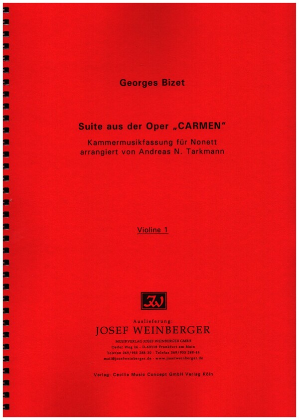 Suite aus der Oper 'Carmen'