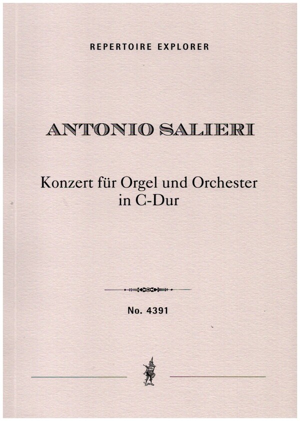 Konzert C-Dur  für Orgel und Orchester  Partitur