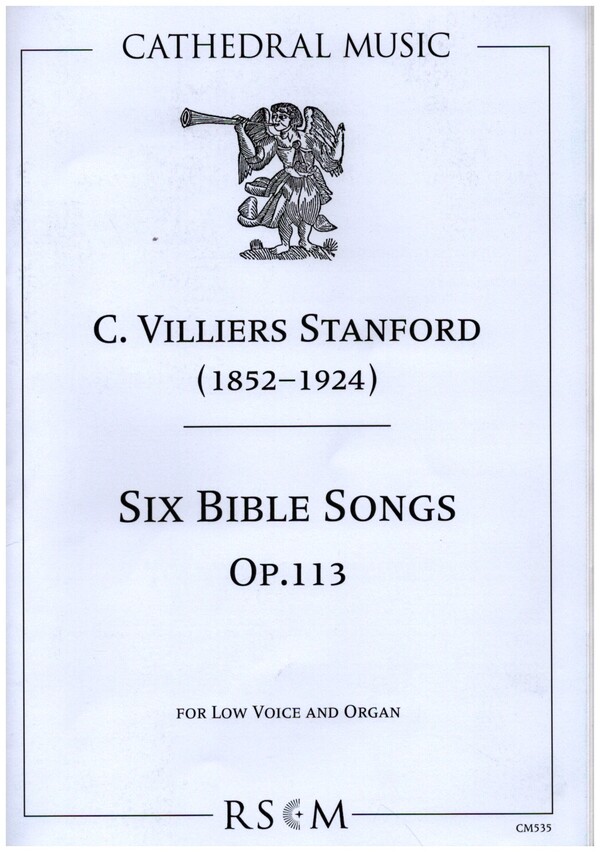 6 Bible Songs op.113  for low voice and organ  