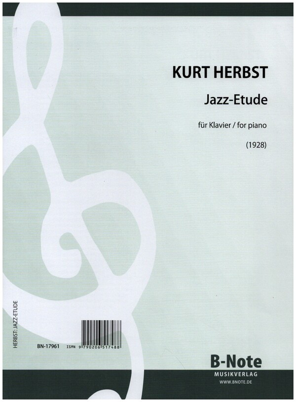 Jazz-Etüde&nbsp;&nbsp;für Klavier&nbsp;&nbsp;