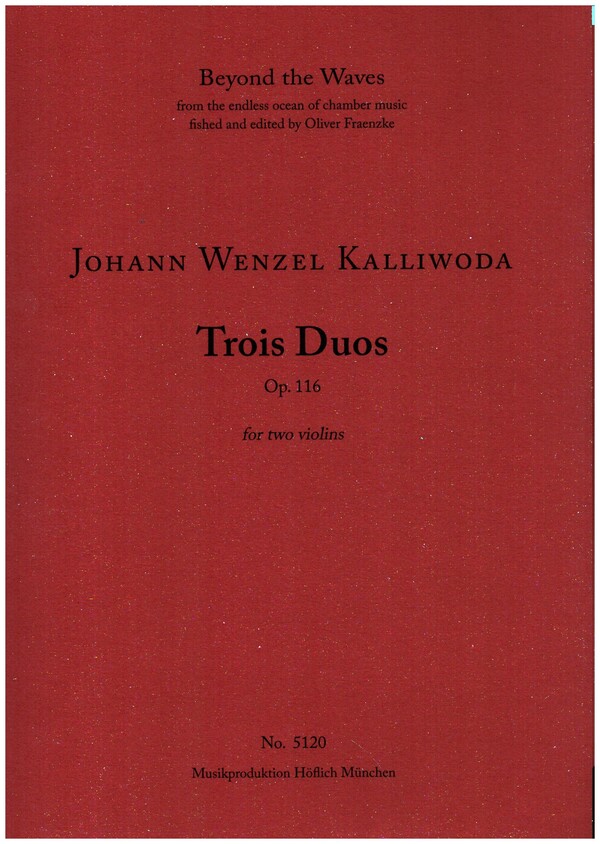 3 Duos op.116  für 2 Violinen  Stimmen
