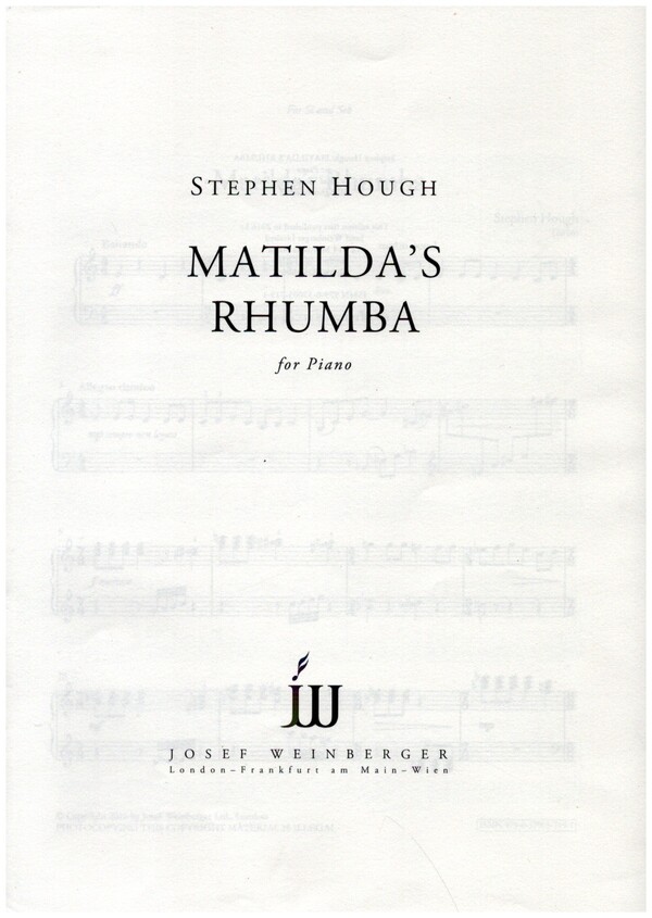 Matilda's Rhumba  for piano  