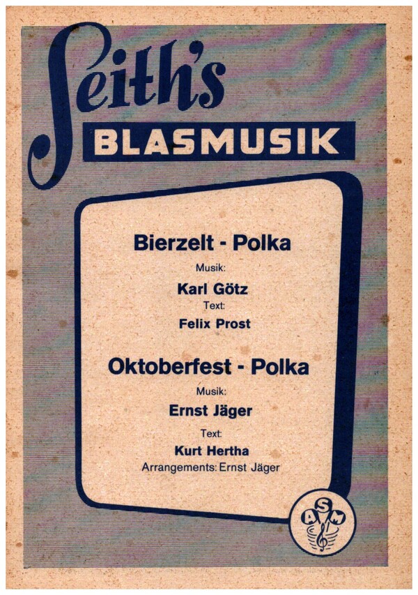 Bierzelt Polka / Oktoberfest Polka  für Blasorchester  Direktion ud Stimmen