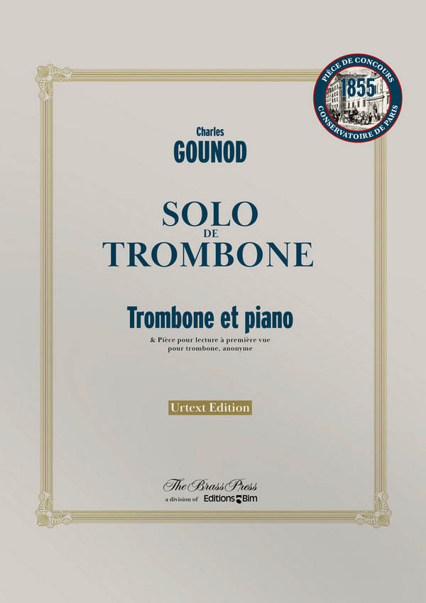 Solo de trombone&nbsp;&nbsp;pour trombone et piano&nbsp;&nbsp;