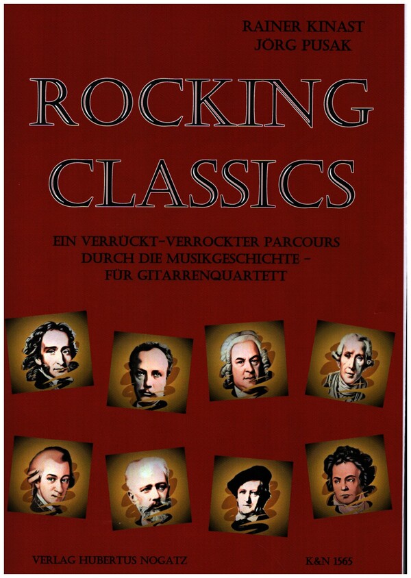 Rocking Classics  für 4 Gitarren  Partitur und Stimmen