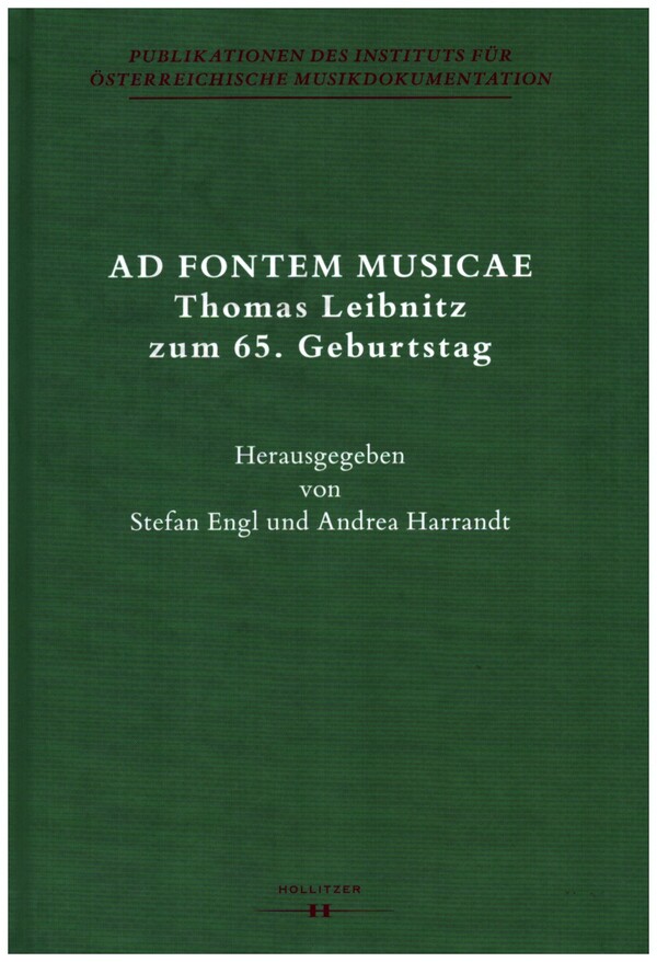 Ad Fontem Musicae  Thomas Leibnitz zum 65. Geburtstag  gebunden