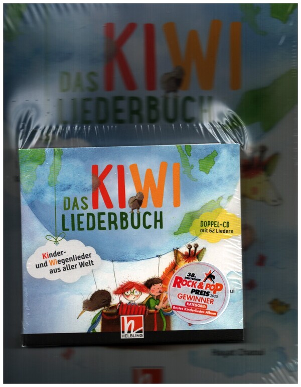 Das Kiwi Liederbuch&nbsp;&nbsp;80 Kinder- und Wiegenlieder aus aller Welt&nbsp;&nbsp;Paket mit CD's