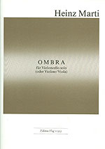 Ombra  für Violoncello (Violine/Viola)  