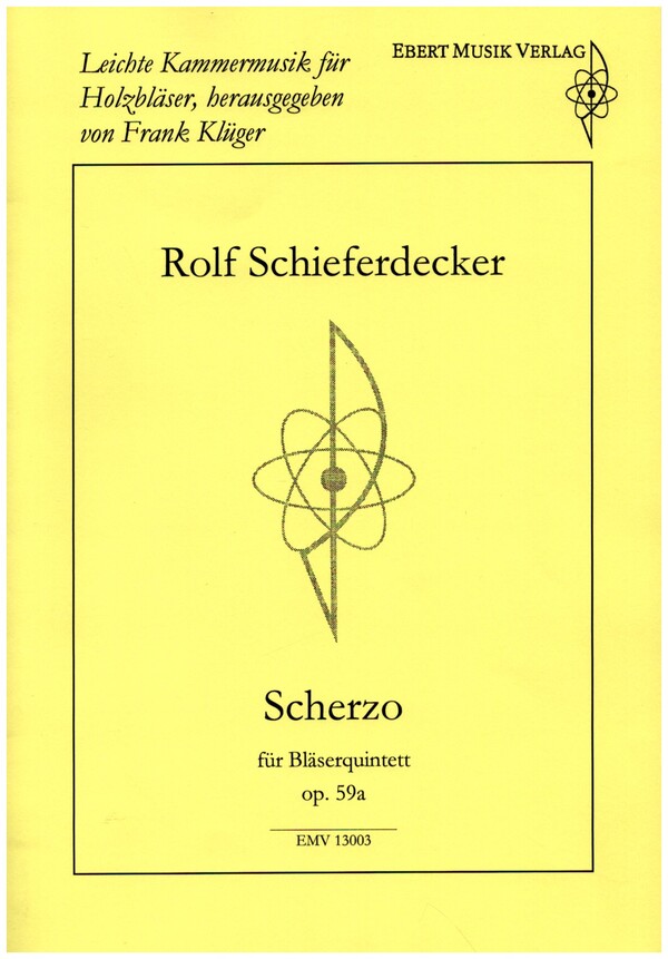 Scherzo op.59a  für Bläserquintett (Flöte, Oboe, Klarinette, Fagott, Horn)  Partitur und Stimmen