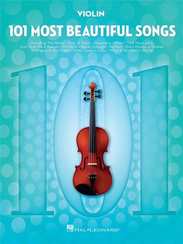 101 Most Beautiful Songs  for violin  