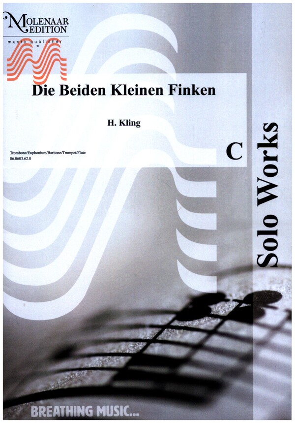 Die beiden kleinen Finken  für 2 Trompete und Klavier  Stimmen