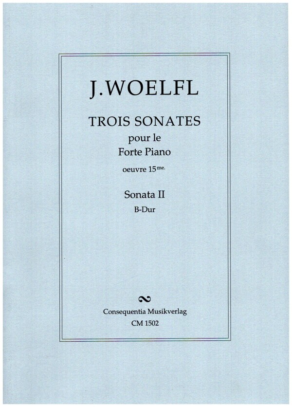 Sonate B-dur op.15 Nr.2  für Klavier  