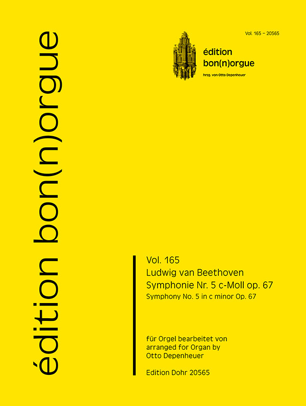 Symphonie Nr.5 c-Moll op.67&nbsp;&nbsp;für Orgel&nbsp;&nbsp;