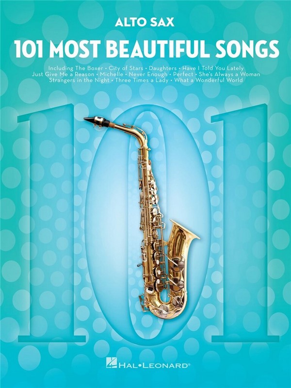 101 Most Beautiful Songs  for alto saxophone  