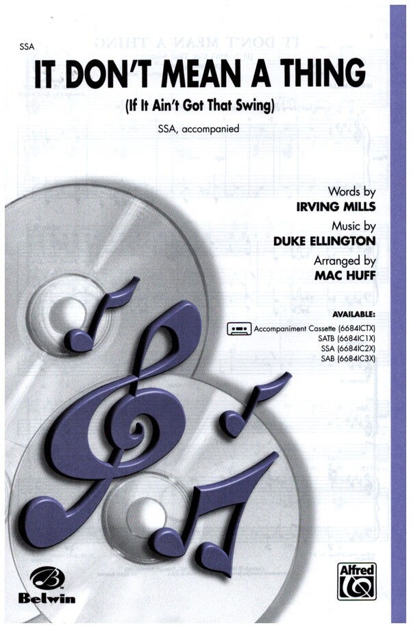 It don't mean a thing  for female chorus and piano  score