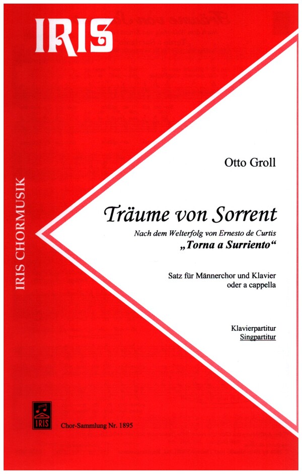 Träume von Sorrent  für Männerchor a capella oder mit Klavier  Chorpartitur