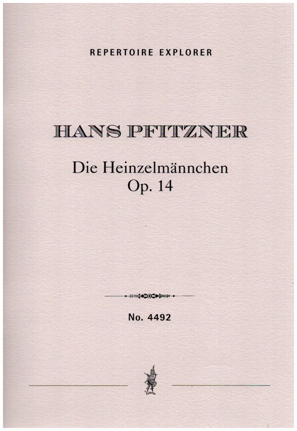 Die Heinzelmännchen op.14  für Bass und grosses Orchester  Studienpartitur