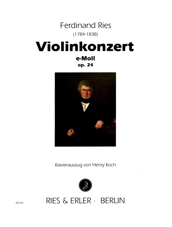 Violinkonzert e-Moll op.24  für Violine und Klavier  Klavierauszug