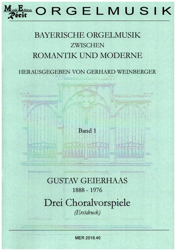 3 Choralvorspiele  für Orgel  