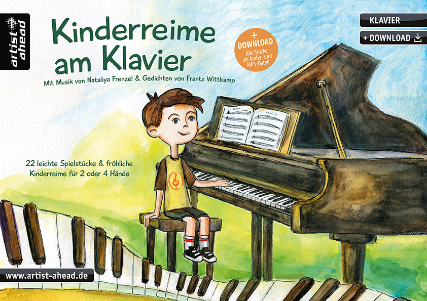 Kinderreime am Klavier (+Online Audio)  für Klavier zu 2-4 Händen  