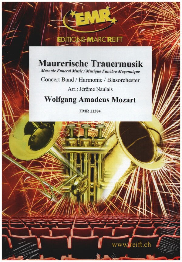 Maurerische Trauermusik&nbsp;&nbsp;für Blasorchester&nbsp;&nbsp;Partitur und Stimmen