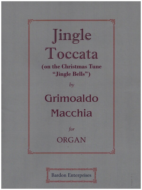 Jingle Toccata on the Christmas Tune 'Jingle Bells'  for organ  