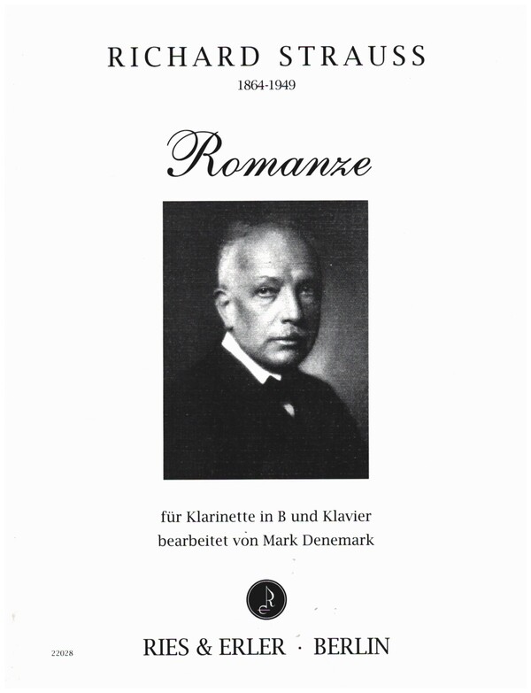 Romanze in F&nbsp;&nbsp;für Klarinette in B und Klavier&nbsp;&nbsp;