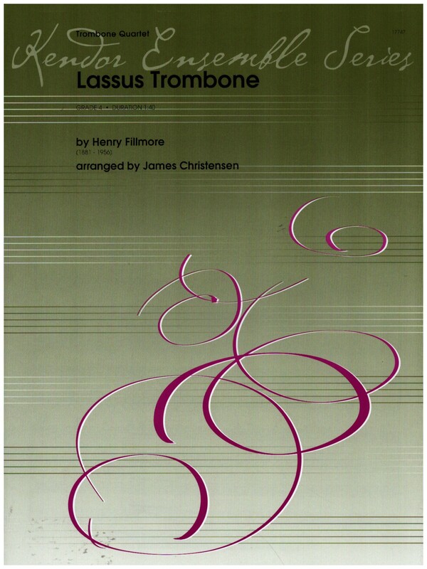 Lassus Trombone  for 4 trombones  score and parts