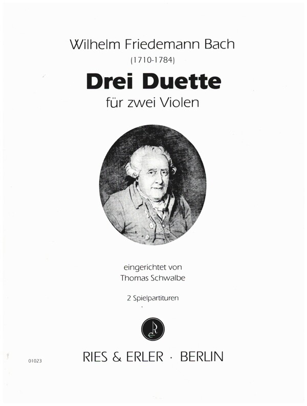 3 Duette  für 2 Violen  2 Spielpartituren