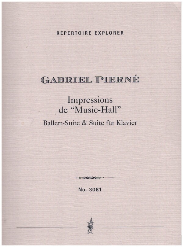 Impressions de Music-Hall op.47  für grosses Orchester und Klavier  Partitur