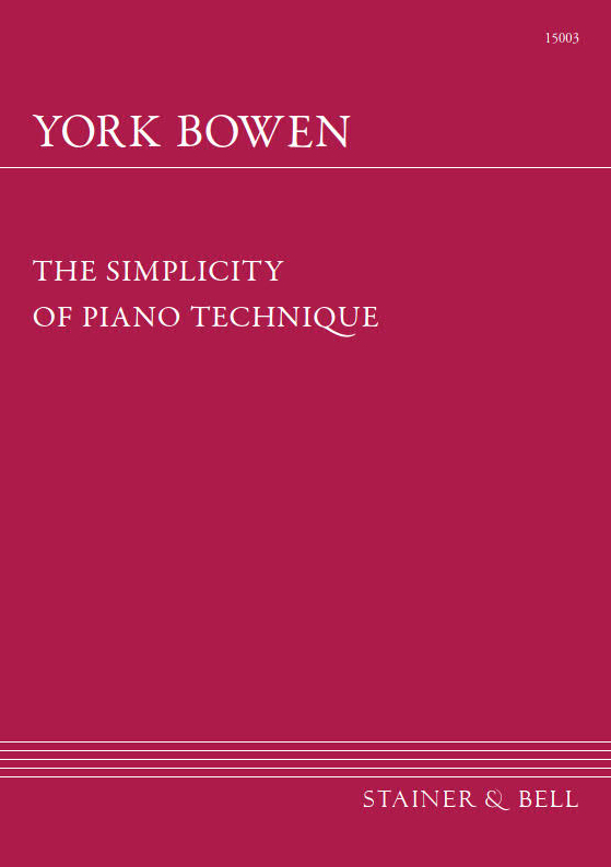 The Simplicity of Piano Technique    
